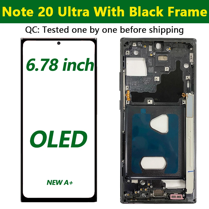 Lcd Screen Galaxy Note 20 Ultra Inch Oled Screen Size Of Samsung
