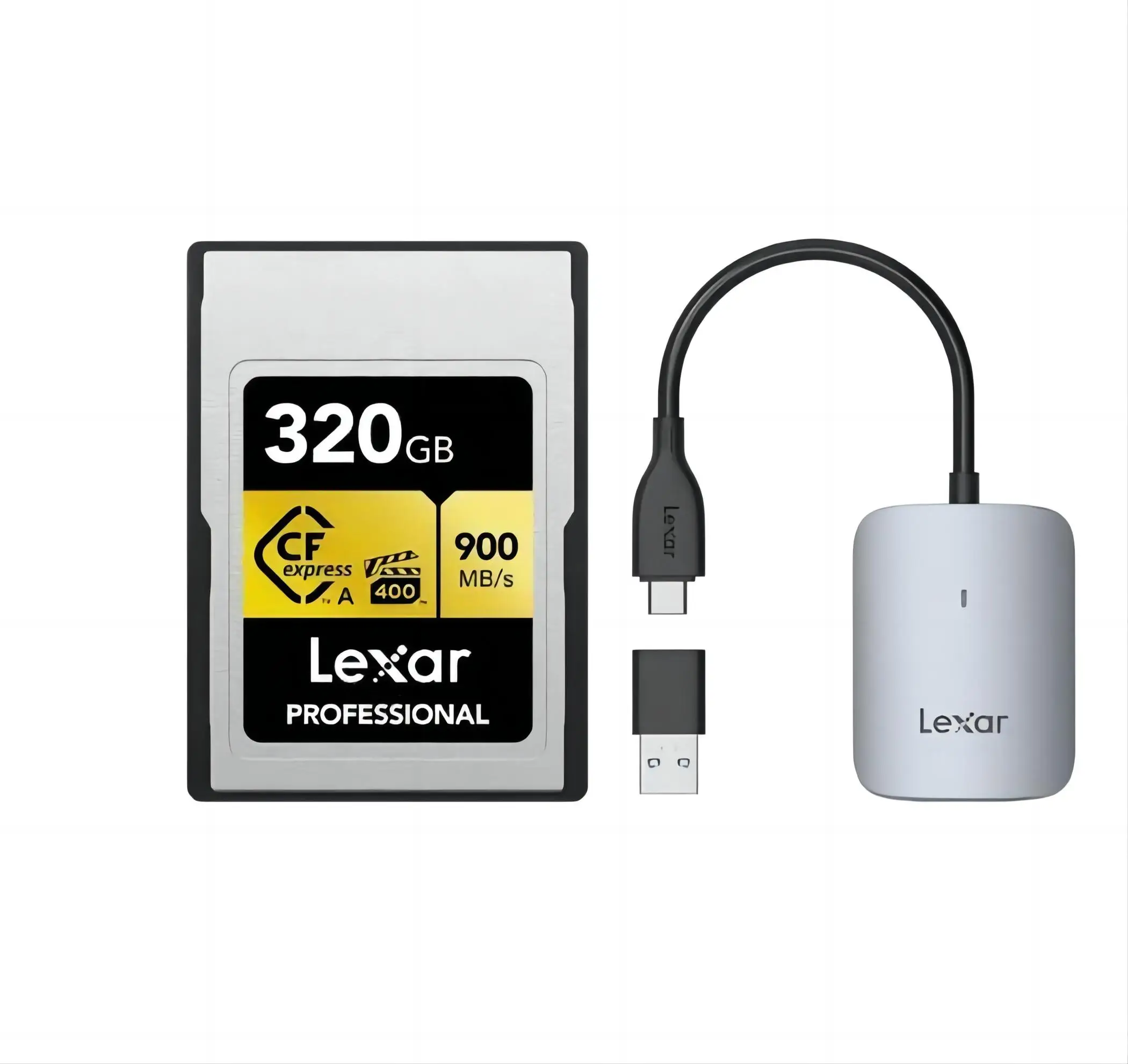 Lexar CFexpress Type A Memory Card 900MB/s 320GB/160GB Support for