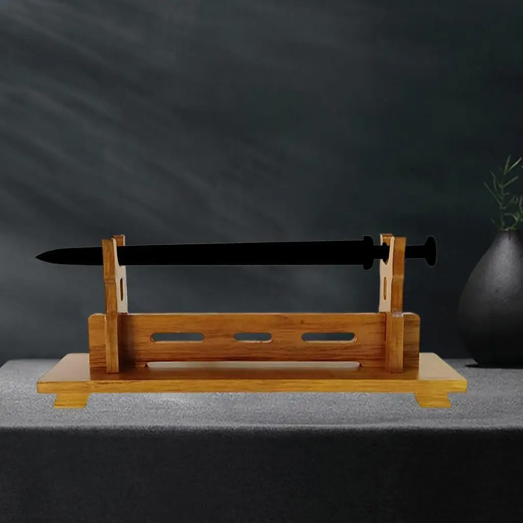 Samurai Sword Display Wood Katana Stand Holder 1 Layer