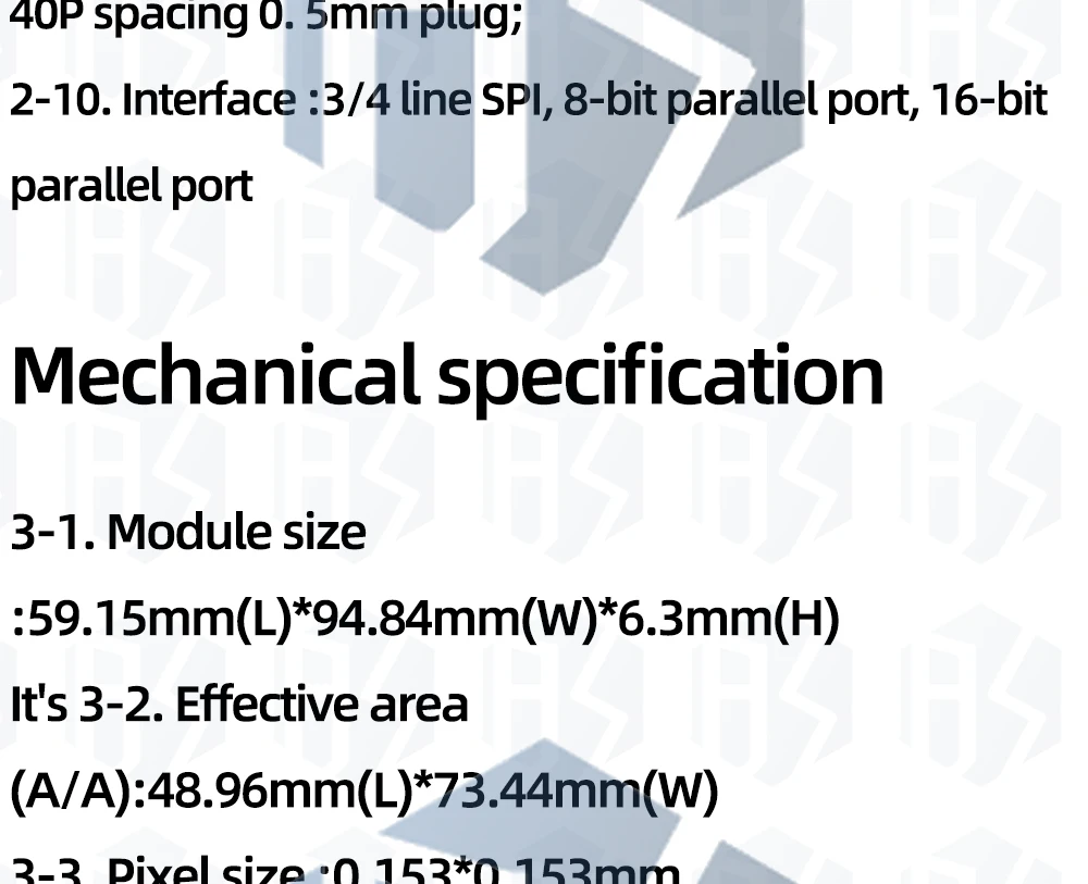 2,4/2,8/3,2/3,5 Zoll 240x320 320x480 SPI 2,4" TFT Serielles Port-Modul 5V/3,3V PCB-Adapter ST7789V/ST7796S LCD-Display für Arduino – Detail 4