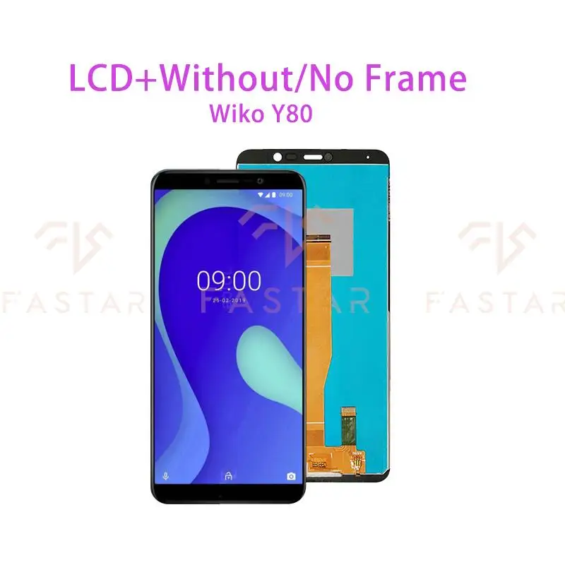 Tested For Wiko Y80 Y81 Y60 LCD&Touch Display Digitizer Assembly Replacement Parts Phone Sensor Screen Wiko Y80 Y81 Y60 LCD