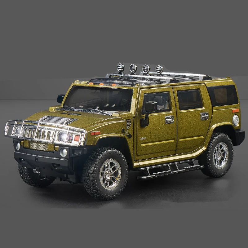 1/18 HUMMER H2 Highway 61 SUV Alloy Car Model Diecast Metal Toy