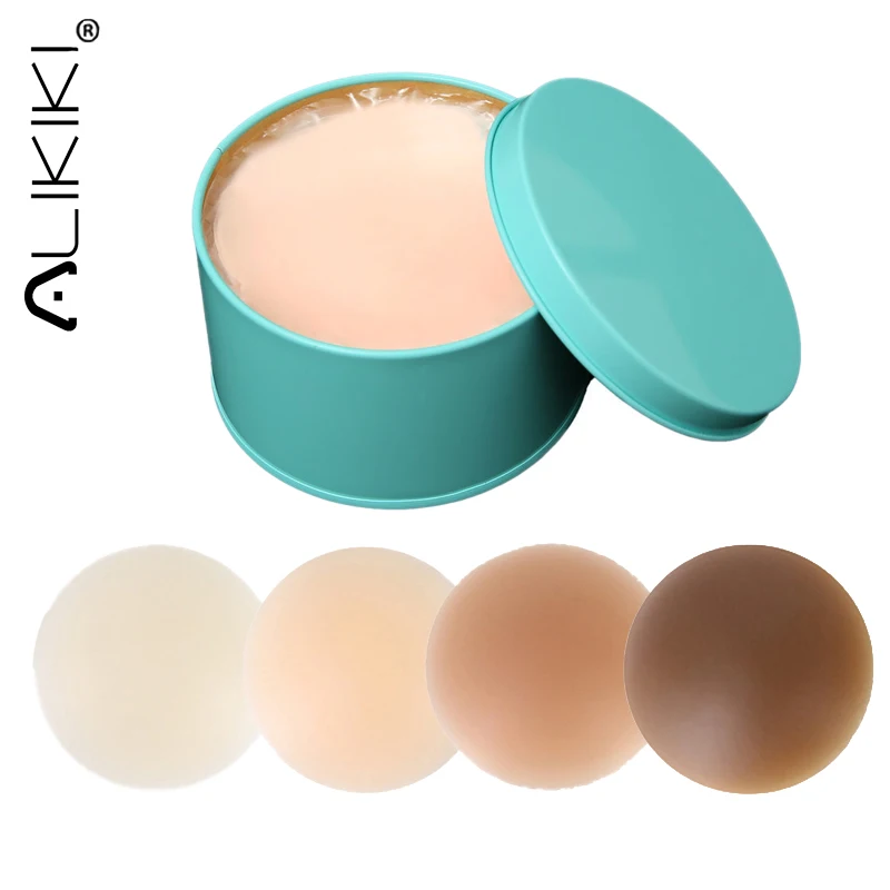 Silicone Nipple Covers 4 Pairs Reusable Adhesive Breast Petals Pasties Invisible Boob Tape