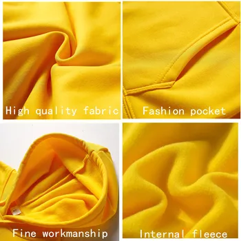 جديد أزياء الرجال النساء هوديس ربيع الخريف الشتاء عارضة هوديس بلوزات الرجال قمم بلون هوديي البلوز الذكور - Image 5