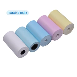 5pcs Thermal Paper Roll Set 57x30mm Photo Picture Receipt Memo Printing Compatible With Peripage/Paperang Pocket Printer  In