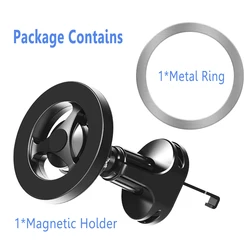 Magnetic Universal Smartphone Holder with Ring Mount (Phone Holder)