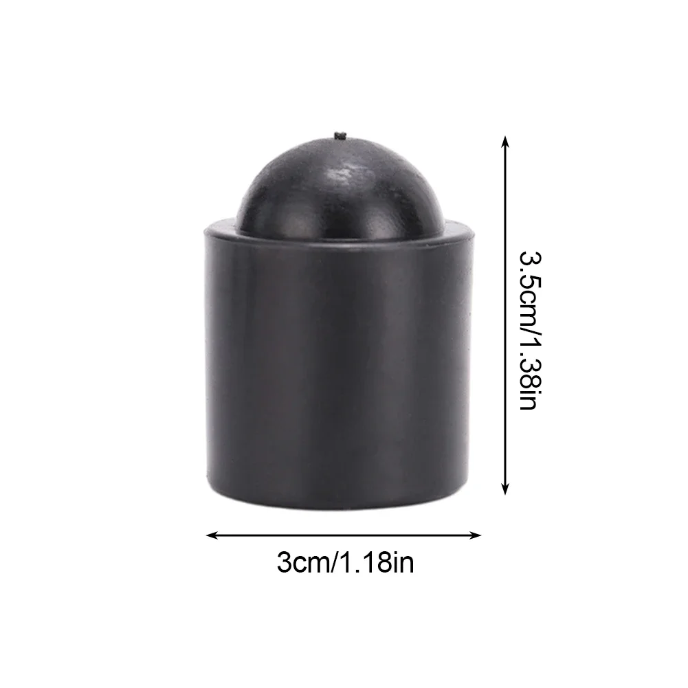 New 5/10PCS Rubber Billiard Cue Bottom Protective Cover Club Tail Absorber Anti-Collision Anti-Wear Snooker Billiard Accessories