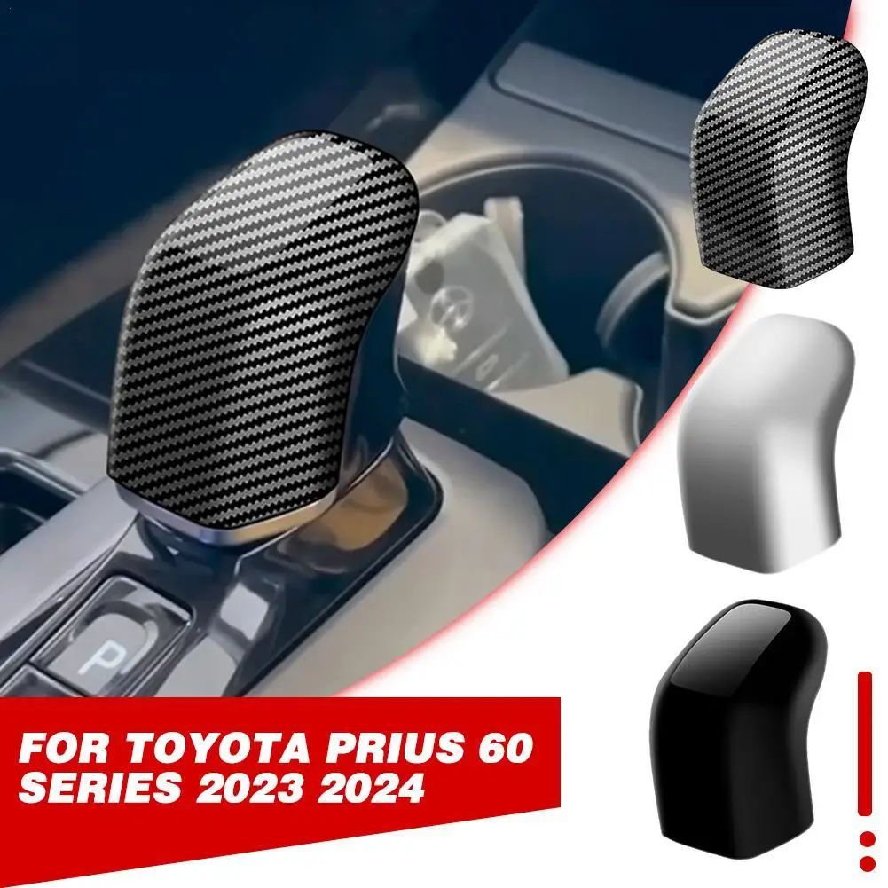 

Для Toyota Prius 60 Series 2023 2024 ABS углеродное волокно Автомобильная головка переключения передач декоративная крышка отделка автомобильные аксессуары для интерьера