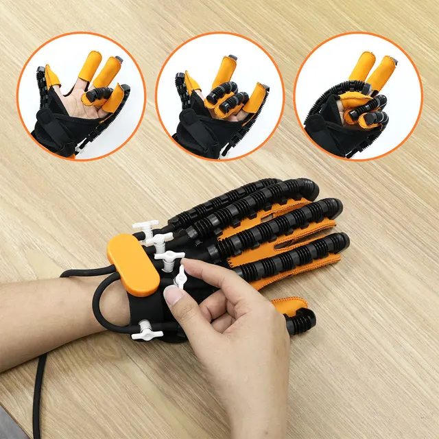 Hordozható Rehabilitációs Robot Kesztyű Stroke Hemiplegia Agyi Infarktus Edzőberendezések Ujj Edzője A Kéz Helyreállításához - Image 3