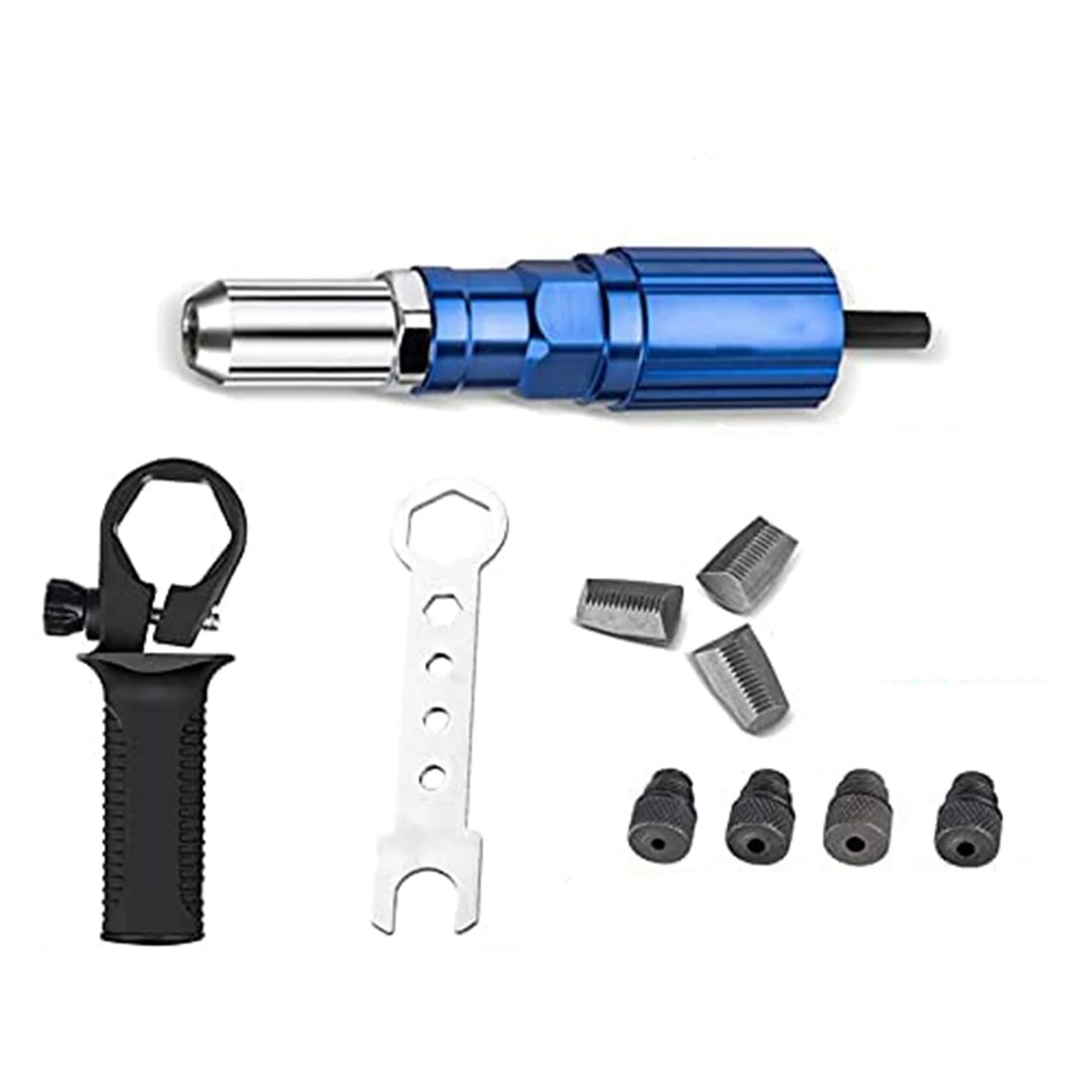 

Заклепочный адаптер для электродрели, набор беспроводных клепальных инструментов, заклепочный ручной инструмент для 3/32 дюймов 1/8 дюймов 5/32 дюйма