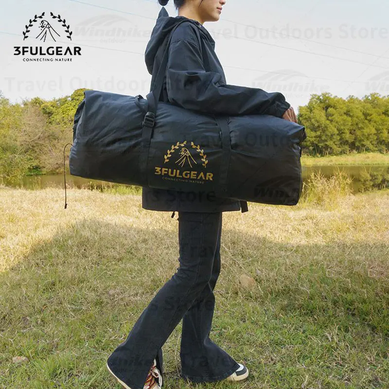 3F UL GEAR Camping Picnic Storage Bag 35L/50L/73L Travel Shoulder Bag Fishing Storage 210D Oxford Waterproof