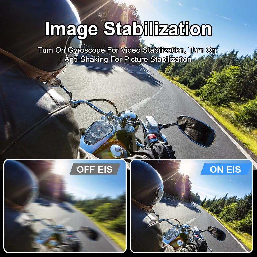 5K Action Camera 4K60FPS Dual IPS Touch LCD EIS WiFi 170° 30M Waterproof 5X Zoom Professional Sports Camera With Remote Control 3