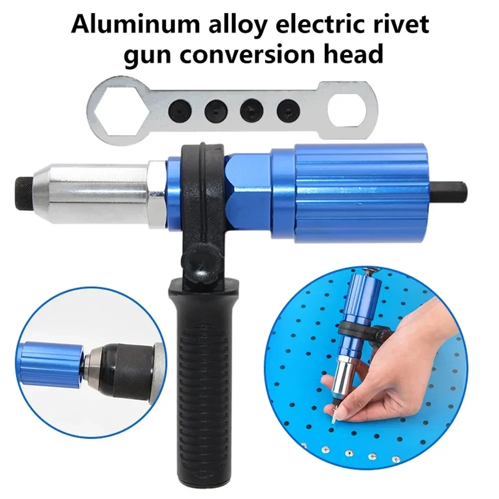 Aluminum Electric Rivet Gun Conversion Set For Power Tools