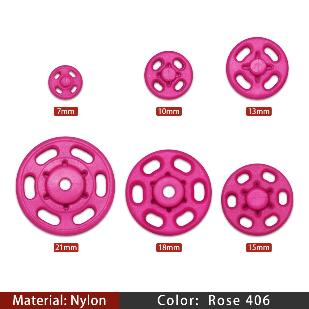 thumbnail image 1 of 20 juegos de pequeños cierres a presión invisibles de plástico redondos con botón de presión para cierre de chaqueta de traje, accesorios de abrigo de visón DIY, 1 of 5