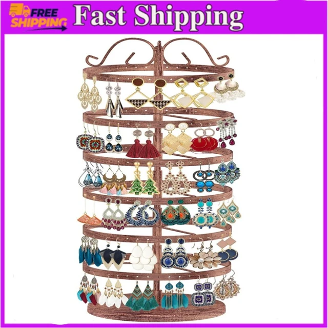 Earring Display Stand,Earrings Holder Organizer and Earring Tree 100  Holes,5 Tier Jewelry Organizer rack of Storing for Girls - AliExpress