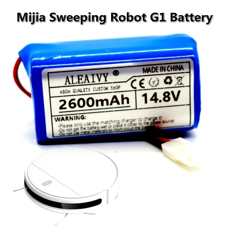Bateria Li-ion para Xiaomi g1 mi Robot Vacuum-mop Mjstg1 Robot Aspirador Acessórios cn Origem Novo Original 14.8v 2600mah