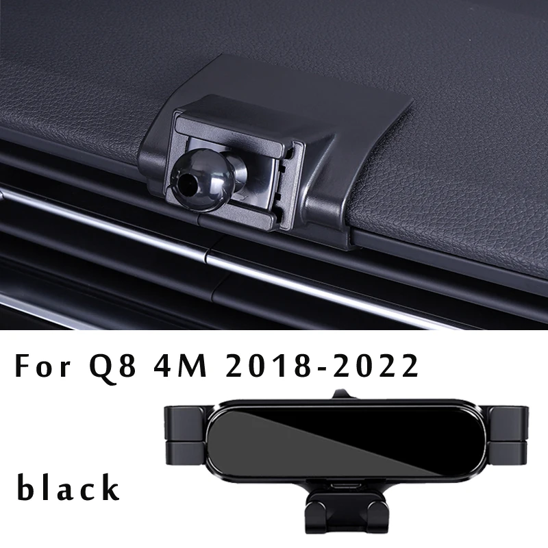 

Регулируемый автомобильный держатель телефона для Audi Q7 Q8 4M 2016 2017 2019 2020 2021 2022 автомобильные аксессуары для интерьера