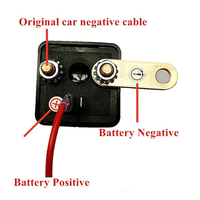 Coche Auto Universal Control Remoto Inalámbrico Interruptor de Batería  Interruptor Inteligente Relé Eccomum Aislador de batería de coche