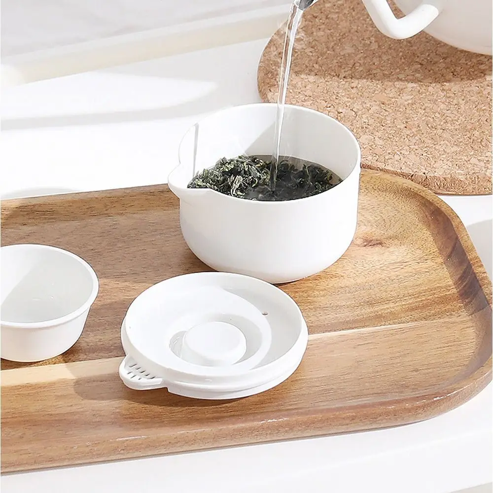 Portable Travel Kung Fu Tea Set Disposable Teapot Cup Storage Outdoor Portable Teapot and Infuser Tea Cup Pot Set