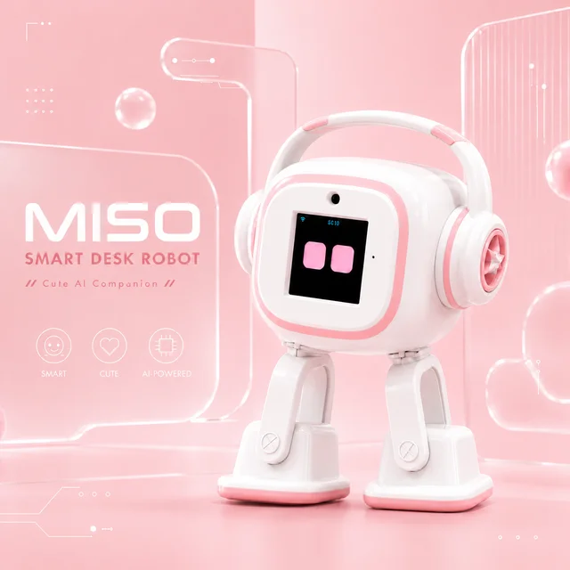EMO AI Robot | Multilingual Smart Chat, Interactive Assistant, Dancing Robot,  Desktop Companion，Desktop Toy Gift 2