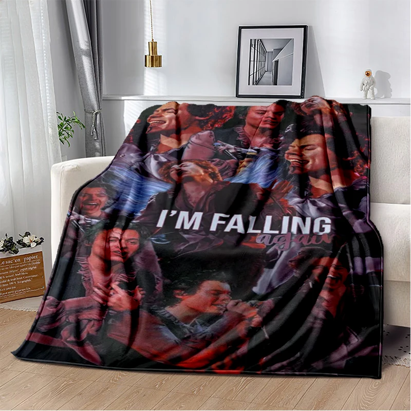 29 Style H-Harry Styles Singer Star Soft Flannel Blanket for Beds Bedroom Sofa Picnic,Throw Blanket for Leisure Nap Gift 5
