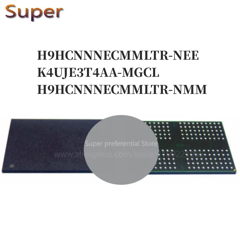 

5PCS H9HCNNNECMMLTR-NEE K4UJE3T4AA-MGCL H9HCNNNECMMLTR-NMM K4UJE3T4AA-MGCL 200FBGA LPDDR4 4266Mbps 6GB