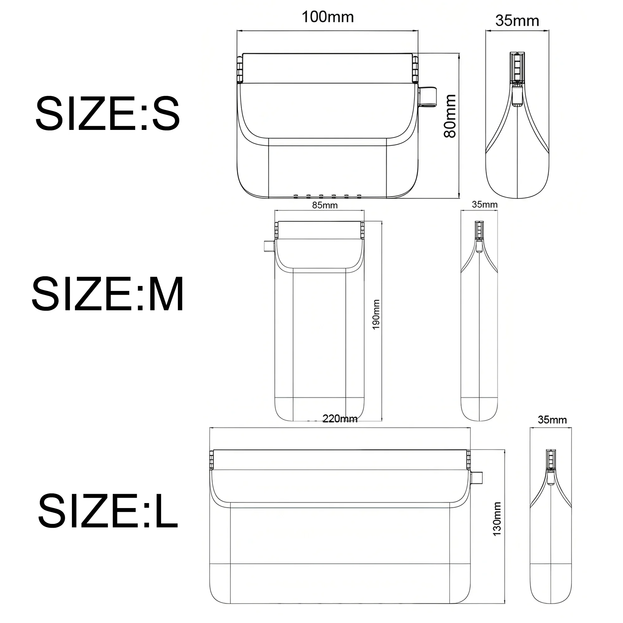 Storage Bag Bag Organizer Storage Organizer 1PC Multi-functional Silicone Available in S M L Sizes