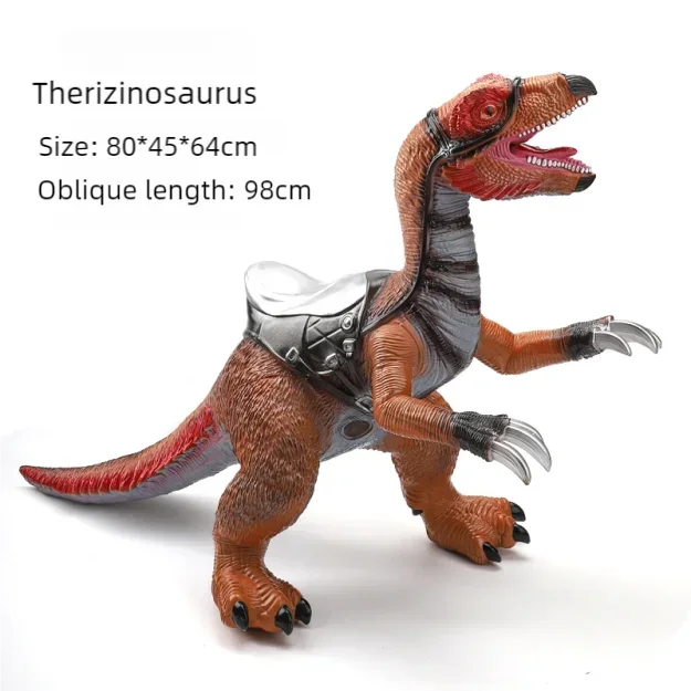 thumbnail image 1 of Modelo de dinosaurio súper grande de 80 cm, juguetes de gran tamaño, T-Rex, Brachiosaurus, Jurass, marionetas suaves, parque de dinosaurios, juguete para niños, regalo para niños, 1 of 5