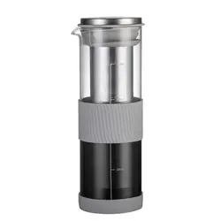 Premium Cold Brew & Iced Beverage Pitcher with Airtight Seal (Silicon rubber case)