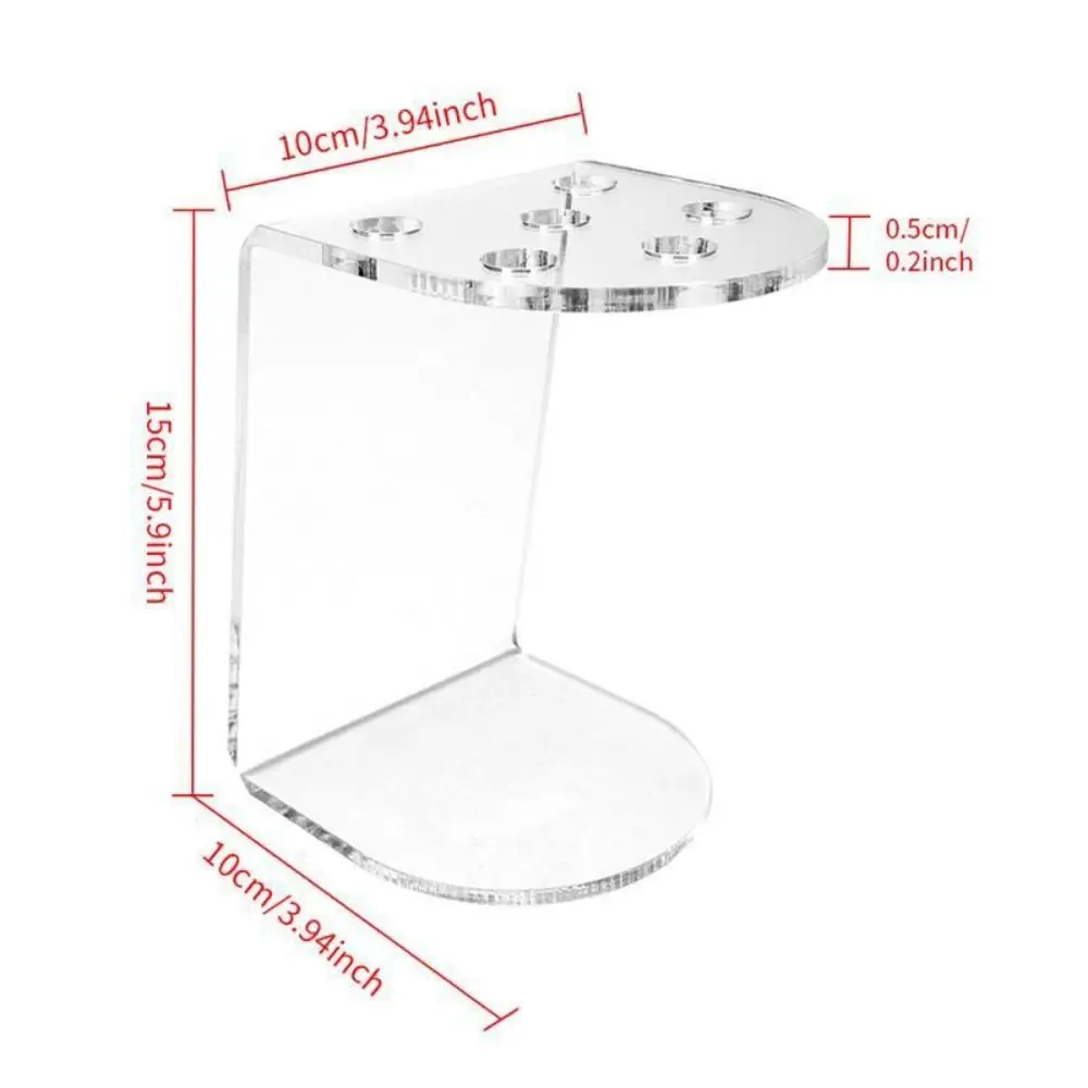 Acrylic Scissors Display Holder Transparent 5/615 Grids Makeup Brush Organizer Clear Display Durable Construction