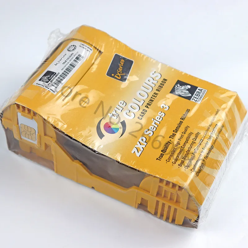 Fita Verdadeira da Impressora do Cartão das Cores para as Impressoras de Cartão da Série da Zebra Zxp Fita Genuína da Cor da Série de ix Ymcko Pn: 800033848cn - Imagem 2