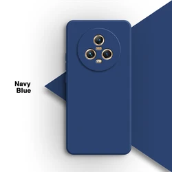 High - Quality Liquid Silicone Phone Case with Soft Lens Protection - Magic5 Ultimate (Navy Blue)