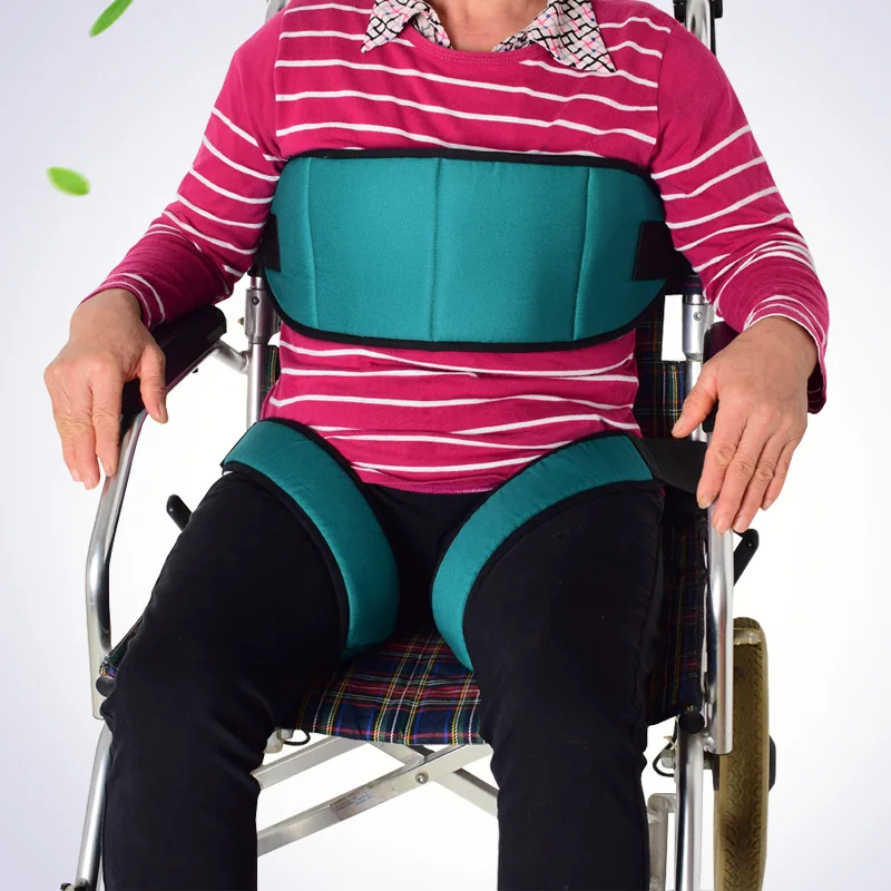 

Wheelchair leg bind belt adjustable elastic fixed belt guards to protect constraints
