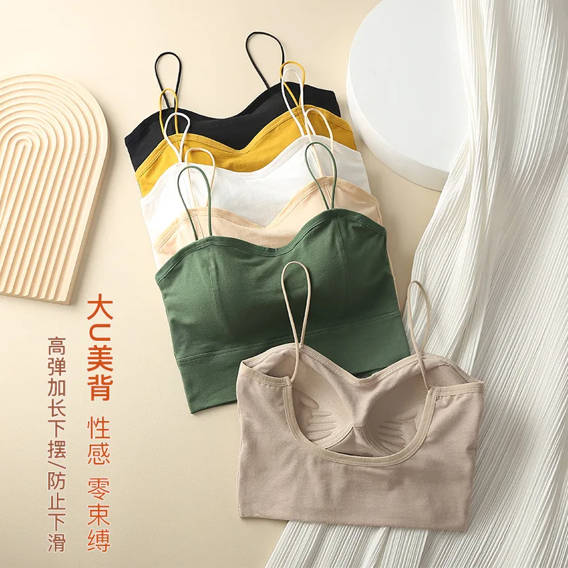 Women Lingerie Bra Back Suspender Underwear Bandeau Top
