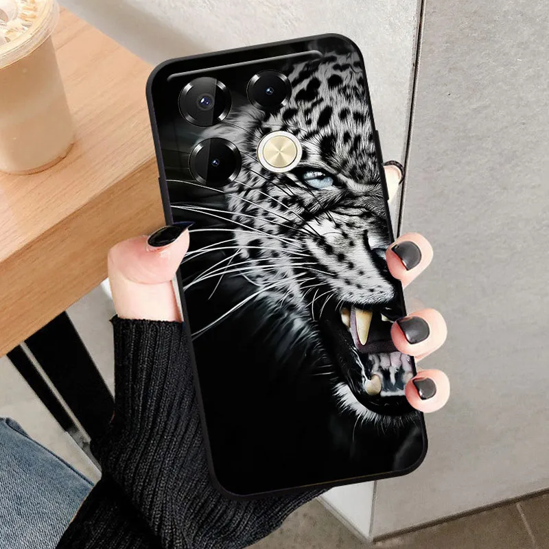 Soft Silicone Cool Wolf Shockproof Case Cover