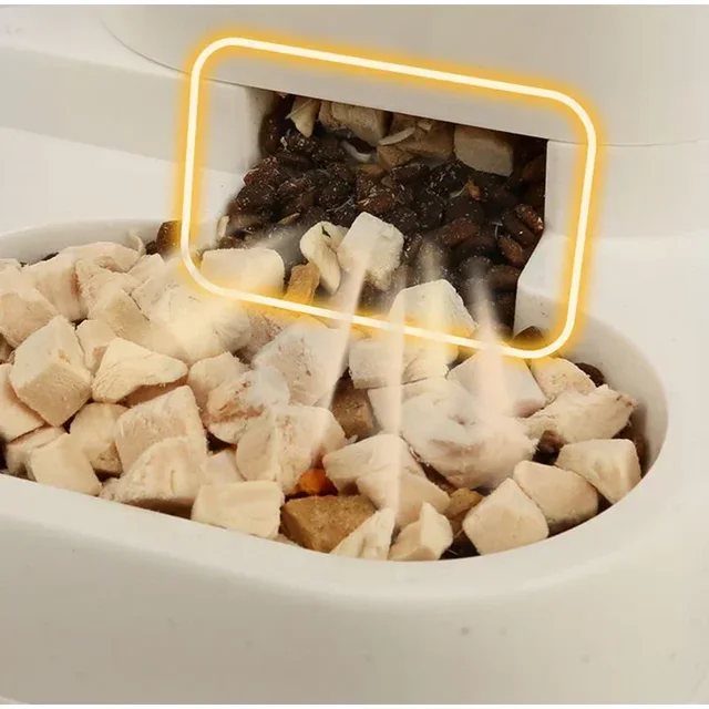 Automatic 2-in-1 Feeder Dog Cat Food Bowl And Water Feeding Device Pet Large Food Dispenser Puppy Pet Kitten Bowl Accessories 2 5