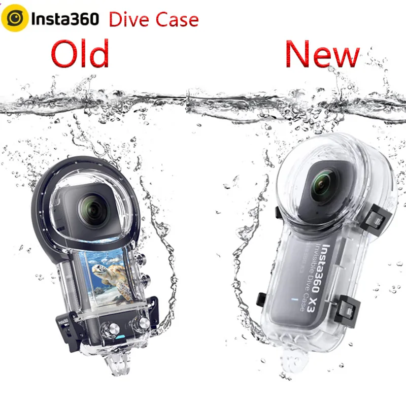 Insta360 X3 Invisible Dive Case 50m Waterproof 2023 New Accessories For Insta  360 X 3 - AliExpress