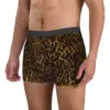 Cheetah Fur Men Boxer Briefs Breathable Creative Underpants High Quality Print Shorts Birthday Gifts 3