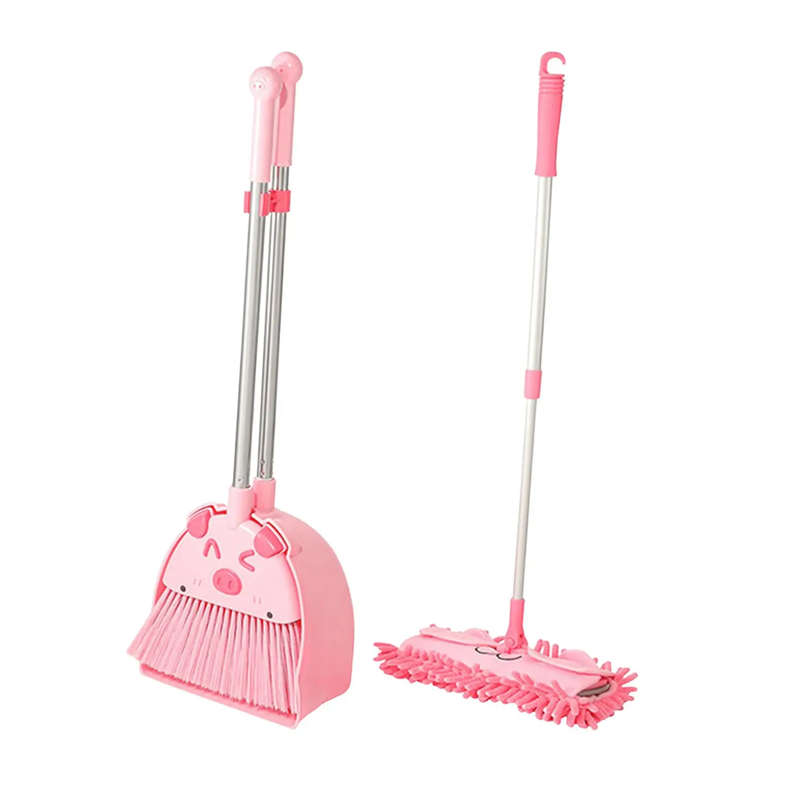Kids Cleaning Toy Set Toddlers Broom Set Little Housekeeping Helper Set for 4