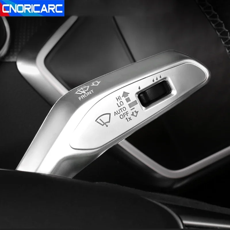 Car Accessories Wiper Lever Trim Steering Wheel Rod Cover Decoration Stickers For Audi A3 A4 A5 A6 A7 Q5 Q2 Q3 2019+