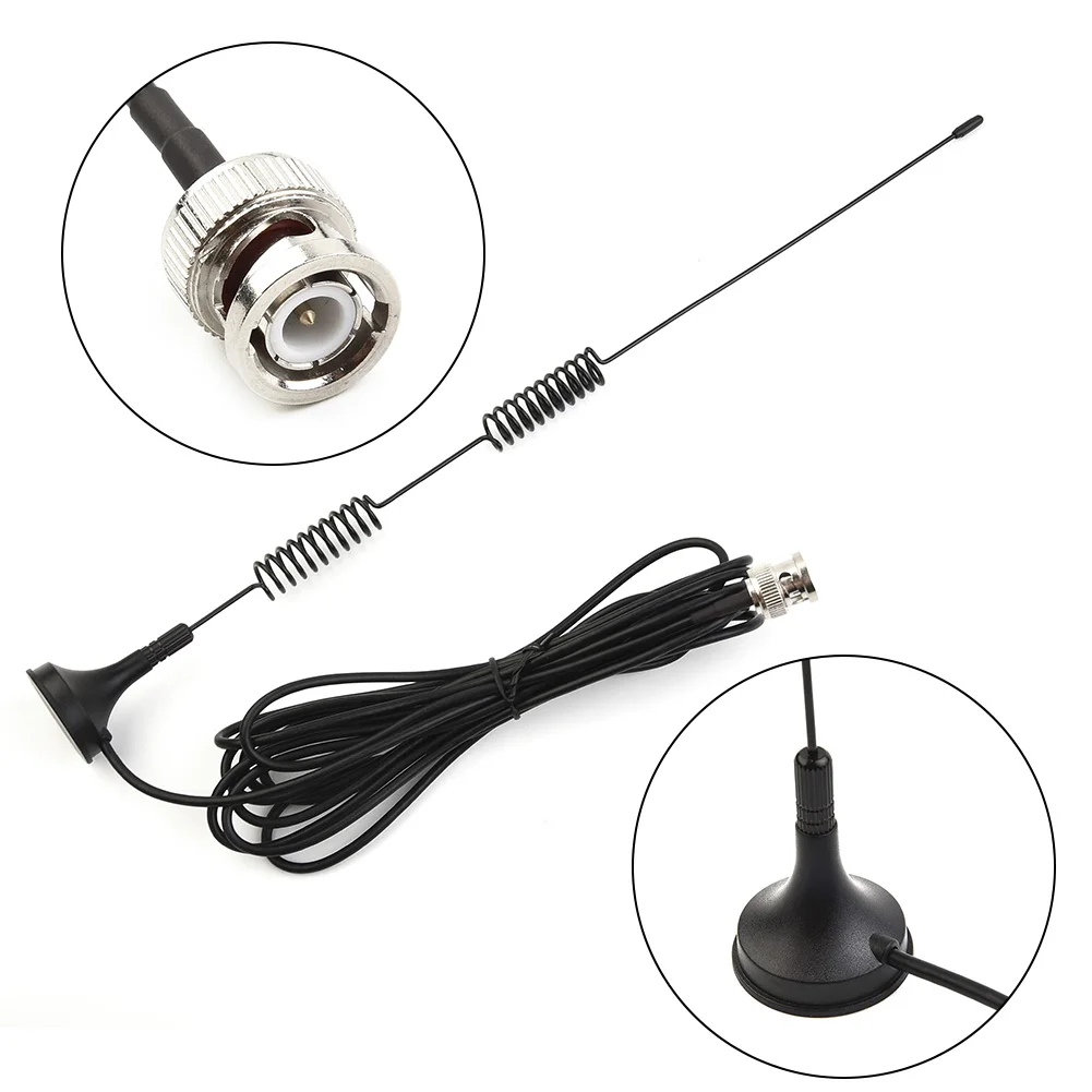 Vhf Uhf Ham Radio Antenna Amatoriale Radio Mobile Scanner Antenna Bnc Connettore Maschio Montaggio Base Magnetica