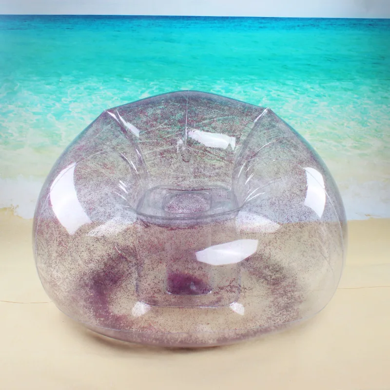 K-STAR Spot Inflatable Home Lazy Sofa Transparent Sequin Lounge - Main Image