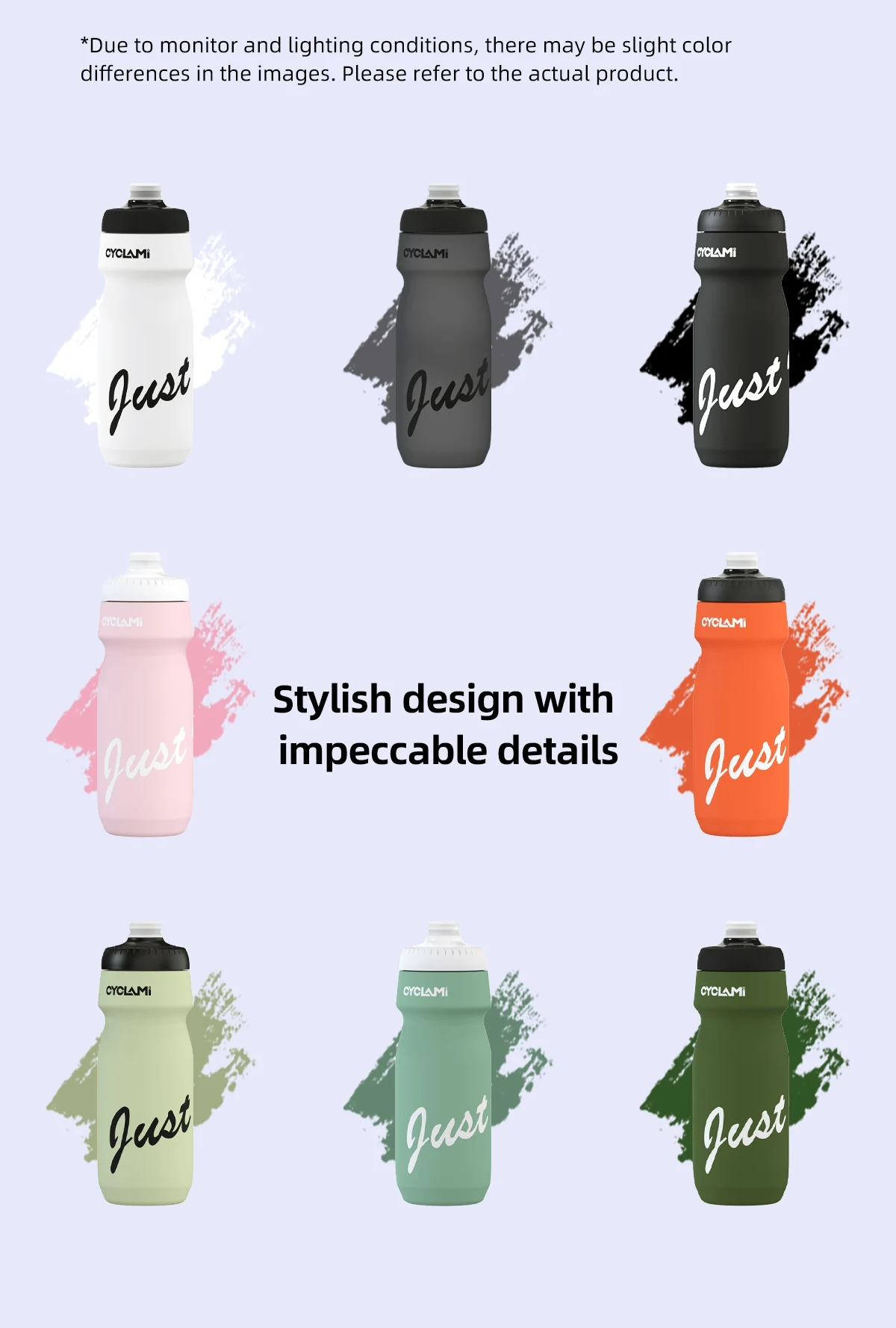 CYCLAMI Bicycle Water Bottle 650ml PP5 Plastic for MTB Road Bike Water Cup Outdoor Sports Portable Squeeze Drink Cycling Kettle Image 12