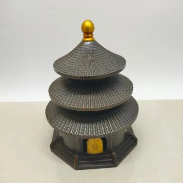 

Средний чистый фиолетовый Медный позолоченный Храм Неба курильница для благовоний, чайная церемония, дзен сандаловое дерево тарелка i