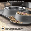 Stainless Steel Pet Dog Feeder Silicone Anti-spill Cats Dog Double Bowl Pet Feeding Drinking Water Bowls Dog Food Dispenser 3