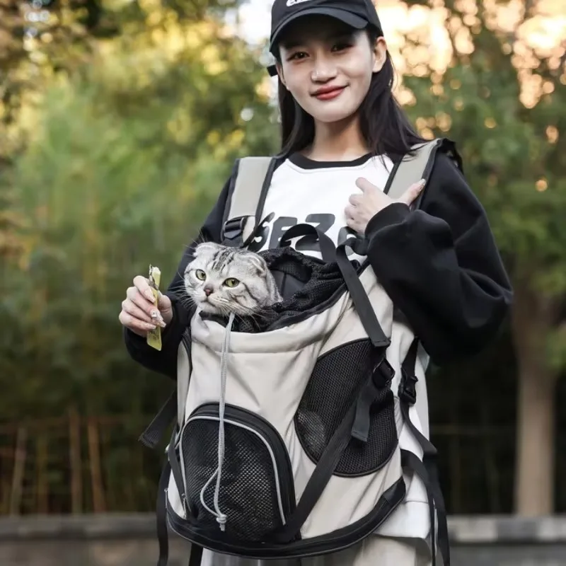 Portable Cat Bag Small Dog Carrier Puppy Kitten Cat Travel Bag Breathable Cage Dog Backpack for Small Dogs