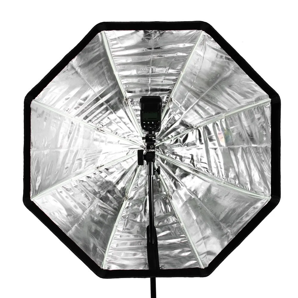 Portable Octagon Softbox Flash Speedlight Speedlite Umbrella Softbox Brolly Reflector Godox 80cm 31.5in