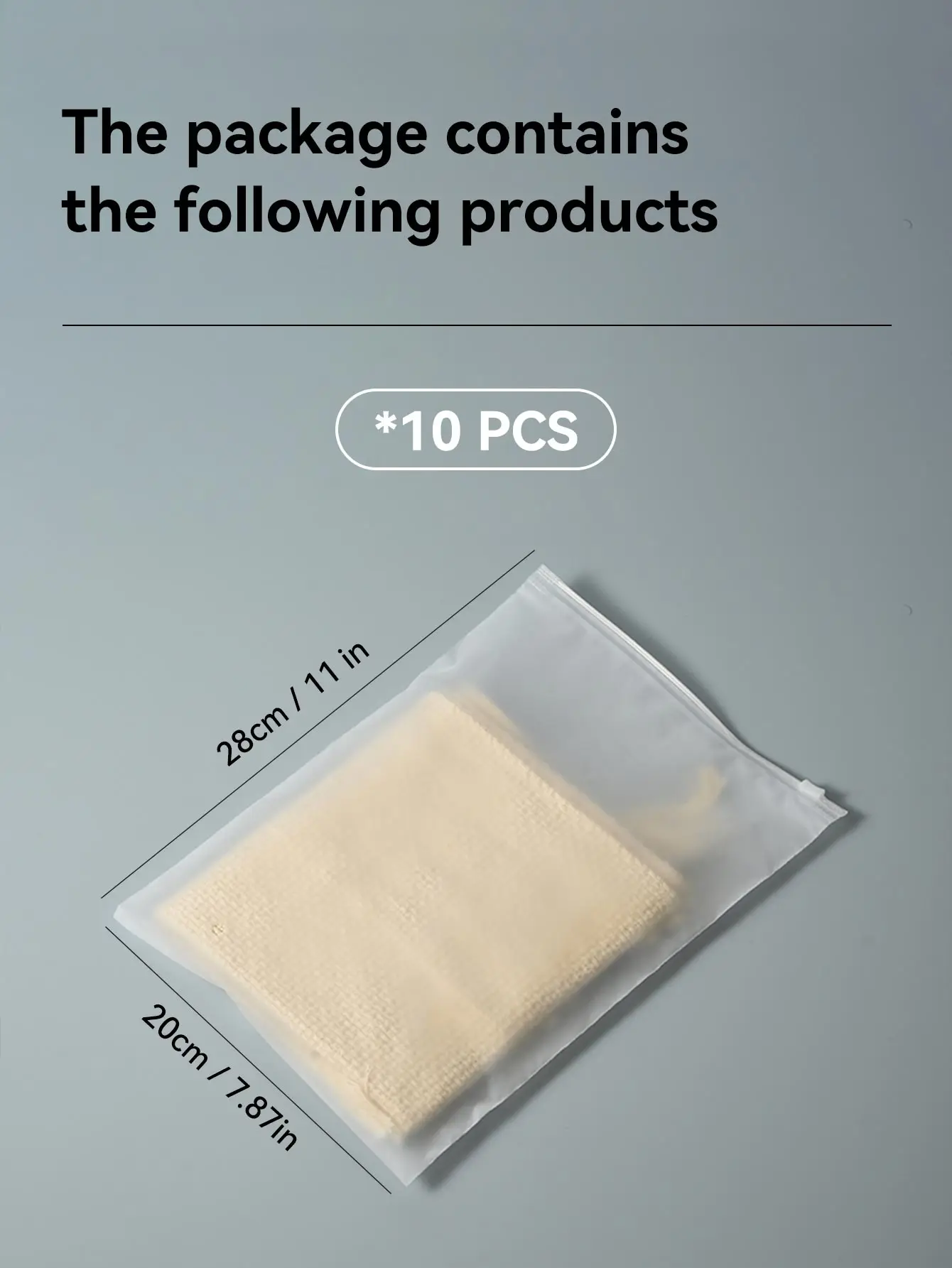 Transparent Zipper Storage Bags For Travel Clothing Organization