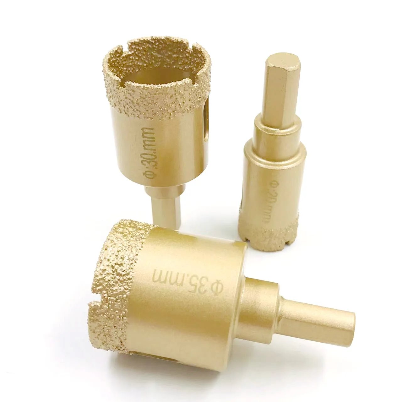 Coated Drill Bits Set 10-12Pcs 6-35mm Hole Saw Drill Kit tools Hand Tools for Glass Marble Granite Stone Tile Ceramic