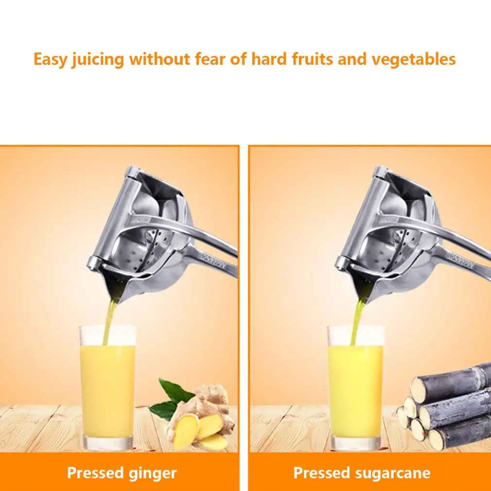 Hand Press Stainless Steel Juicer for Pomegranate, Orange, Lemon - Kitchen Fruit Squeezer 5